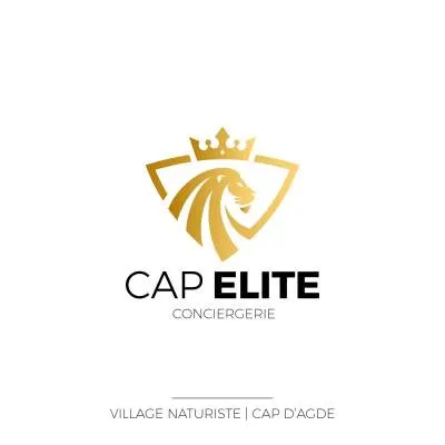 Logo Cap Elite conciergerie au village naturiste du Cap d’Agde