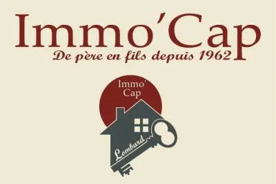 Logo de l’agence Immocap, spécialiste de l’immobilier au village naturiste du Cap d’Agde